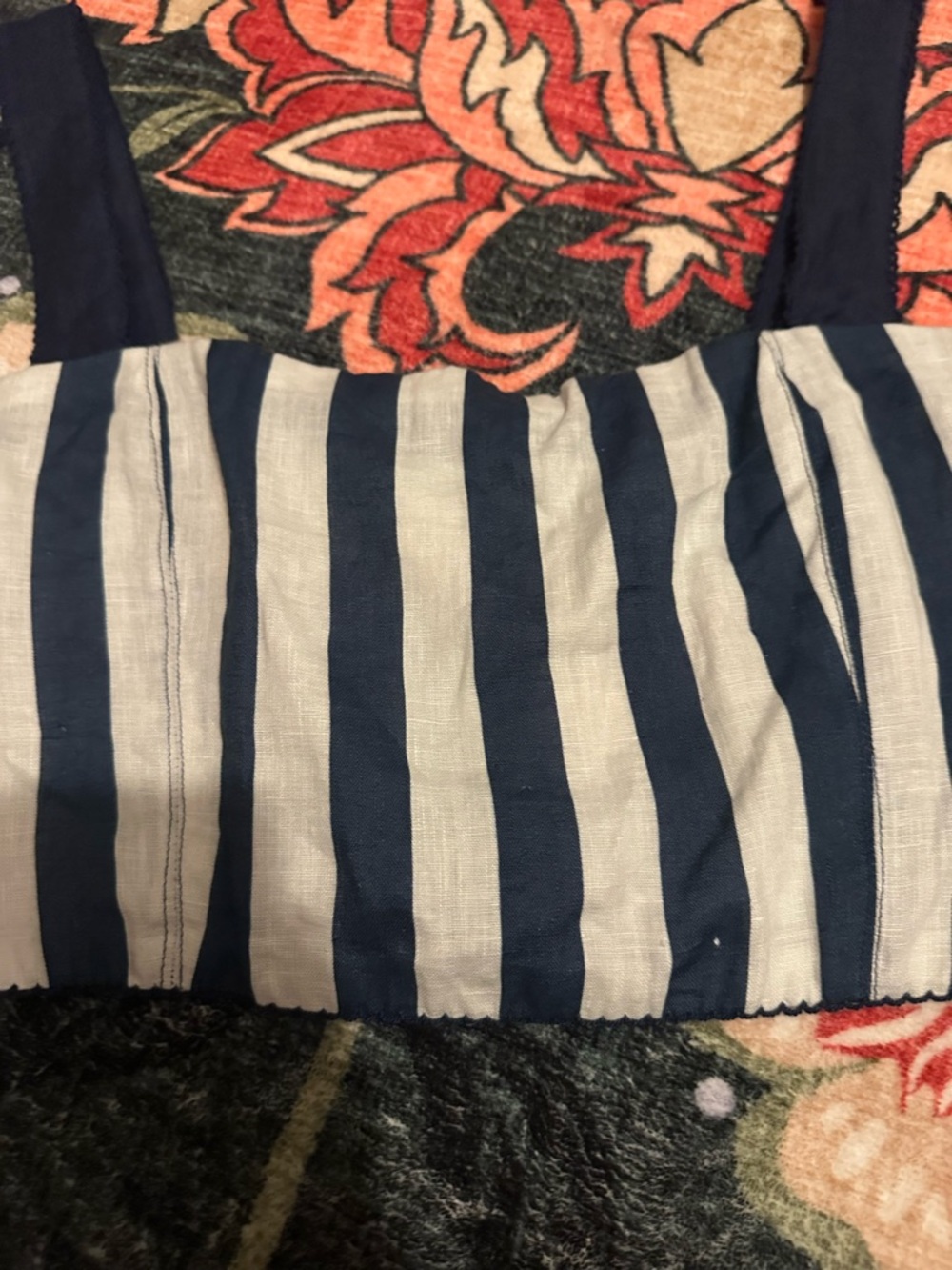 Agua Bendita Striped Crop Top NWT The RealReal Authenticated XL 💙 - Picture 12 of 12